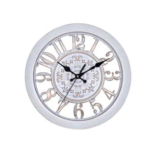 vintage weisse uhr