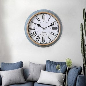 vintage blaue uhr