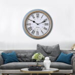 vintage blaue uhr