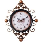 vintage uhr aus schmiedeeisen