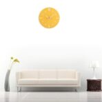 vintage gelbe uhr