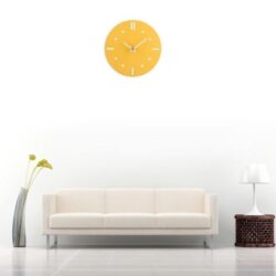vintage gelbe uhr