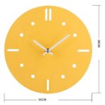 vintage gelbe uhr