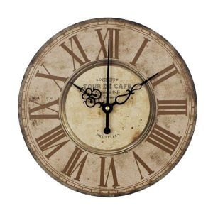 vintage braune uhr