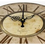 vintage braune uhr