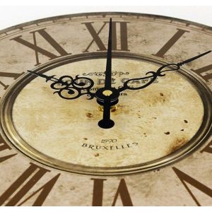 vintage braune uhr