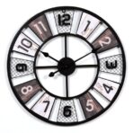 riesige industrielle wanduhr