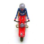 spielzeug altes motorrad in dose