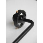 anhanger metall schwarz glas