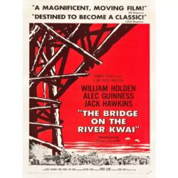 die brucke des flusses kwai poster