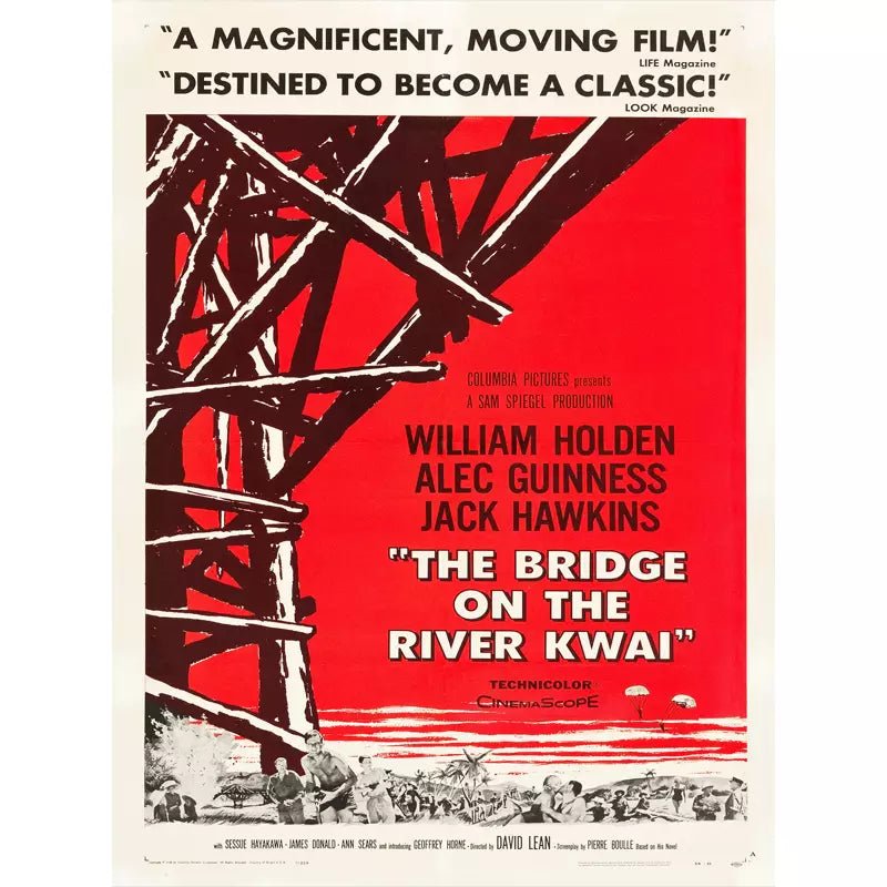 die brucke des flusses kwai poster die brucke des flusses kwai poster