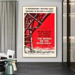 die brucke des flusses kwai poster