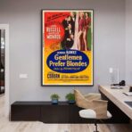 manner bevorzugen blondinen poster