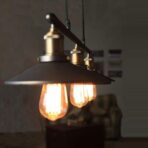 3 flammiger industrie kronleuchter