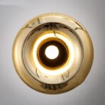 kronleuchter aus geblasenem glas