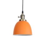 kronleuchter orange vintage