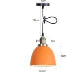 kronleuchter orange vintage