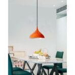 kronleuchter vintage orange