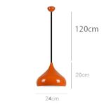 kronleuchter vintage orange