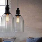 vintage glas kronleuchter 1