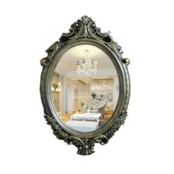 vintage oval spiegel