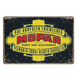 metallplatten vintage mopar teile zubehor