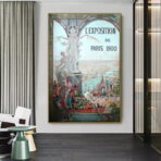 paris vintage poster 1