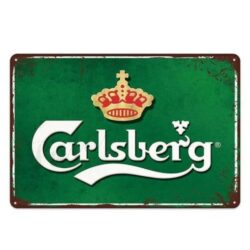 emaillierter teller carlsberg