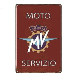 emaillierte platte mv agusta