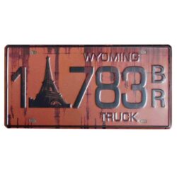 vintage nummernschild