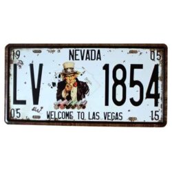 vintage usa nummernschild