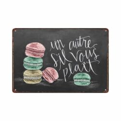 macaron metallplatte