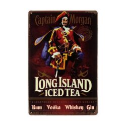 metallplatte captain morgan