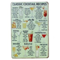 cocktailteller aus metall