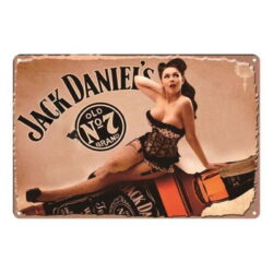 deko whisky plakette aus metall