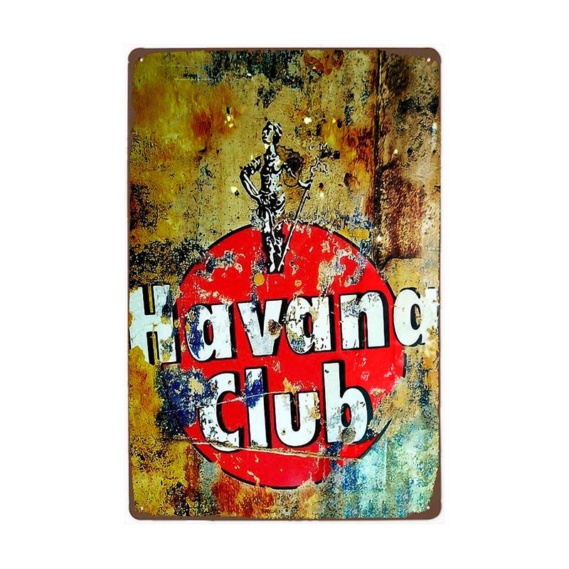 metallplatte havanna club metallplatte havanna club