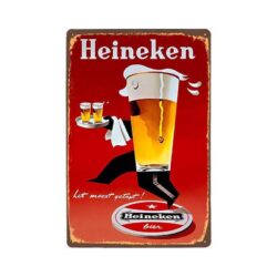 heineken metallplatte 2