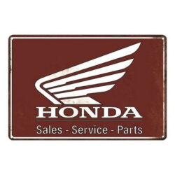 honda metallplatte