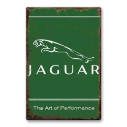 jaguar metallplatte
