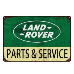 land rover metallplatte