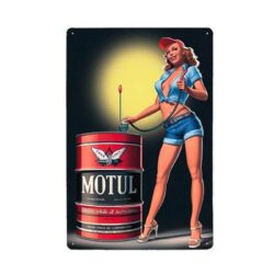 plakette metall motul
