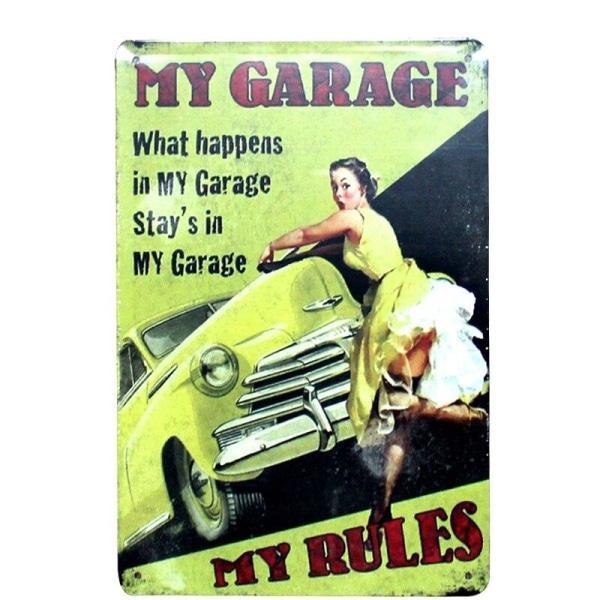 metall pin up garage platte metall pin up garage platte
