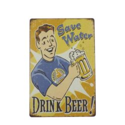 metall pub bier teller