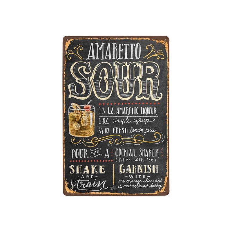 vintage amaretto sour metal teller vintage amaretto sour metal teller