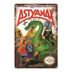 metallplatte vintage astyanax