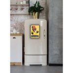 vintage bananen metallplatte
