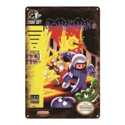 metallplatte vintage bomberman ii