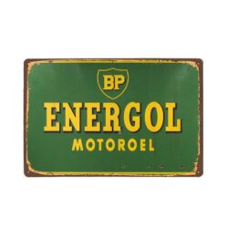 metallplatten vintage bp motorol
