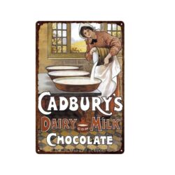 metallteller vintage schokolade cadburys