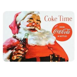 metallteller vintage coca cola santa weihnachten